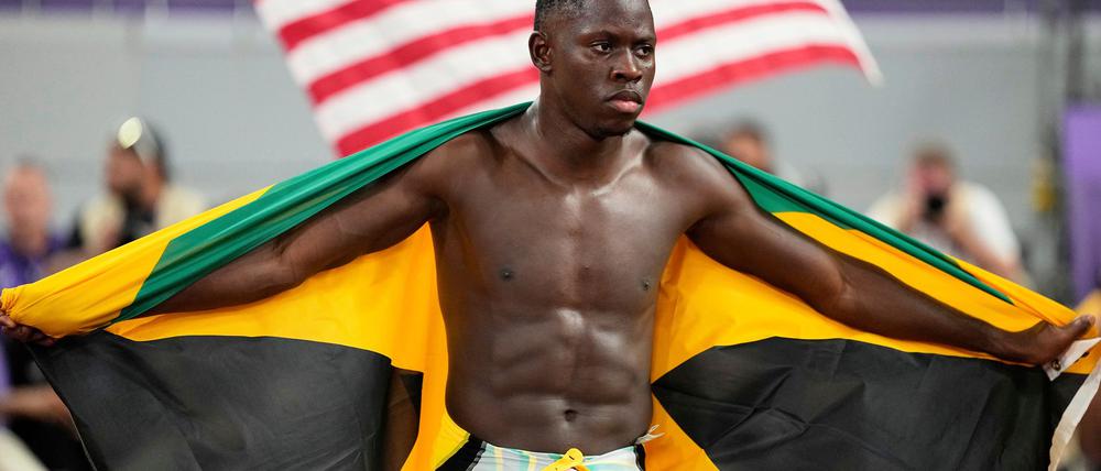 Oblique Seville ist der schnellste Mann der Welt über 100 Meter.