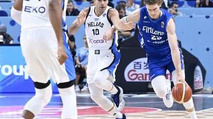 Finnlands Star Markkanen wurde von den Griechen attackiert.