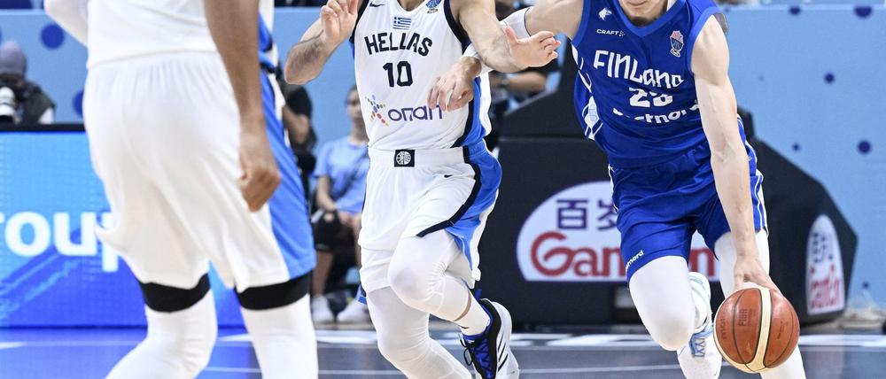 Finnlands Star Markkanen wurde von den Griechen attackiert.