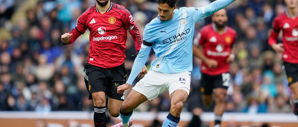 Tijjani Reijnders von Manchester City vergab eine gute Chance.