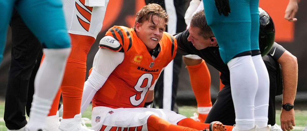 Joe Burrow hat sich verletzt - und fällt womöglich mehrere Monate aus.