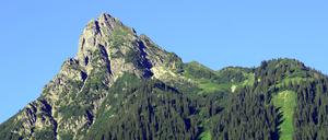 Die Tschaggunser Mittagsspitze im österreichischen Vorarlberg.