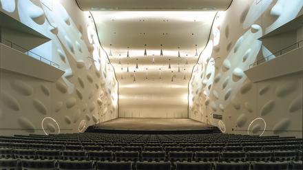 Die Bühne im Potsdamer Nikolaisaal