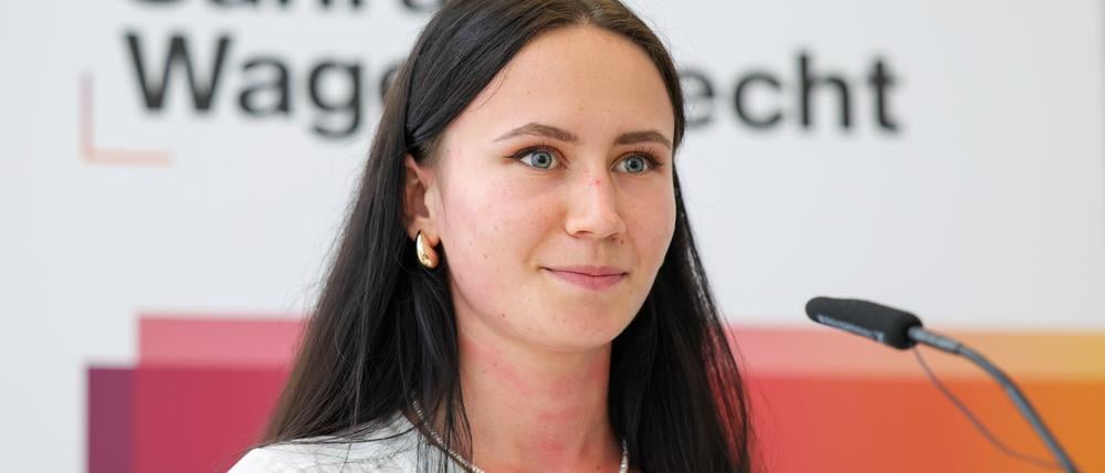 Keine Scheu vor Rechtsextremen: Anastasia Wirsing (BSW) spricht auch mit dem „Compact“-Magazin.