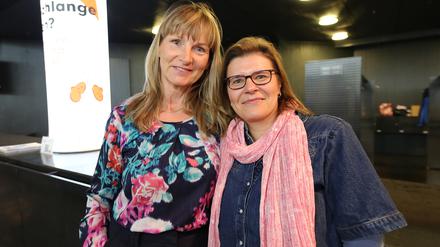 Aubel oder Fischer? Diana Adams (l.) und Anja Weihs schwanken noch zwischen zwei Kandidierenden.