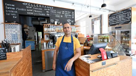 Gasimuddin Kamal, neuer Betreiber des 
Café Kellermann.