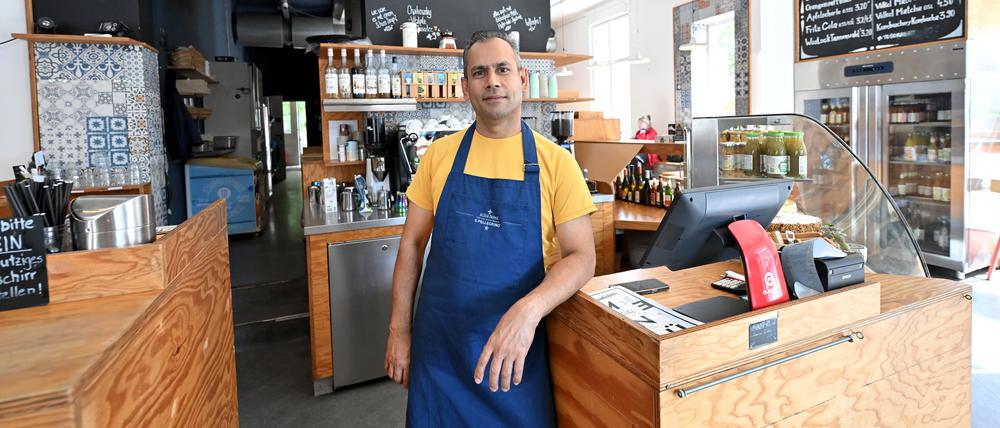 Gasimuddin Kamal, neuer Betreiber des
Café Kellermann.