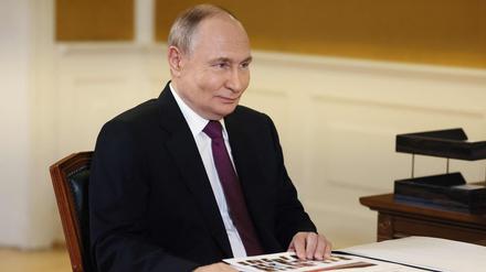 Putin am 12. September bei einem Treffen in St. Petersburg.