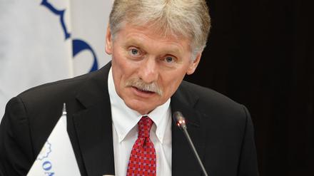 Kremlsprecher Dmitri Peskow redet auf der Generalversammlung der Organization of Asia-Pacific News Agencies (OANA).
