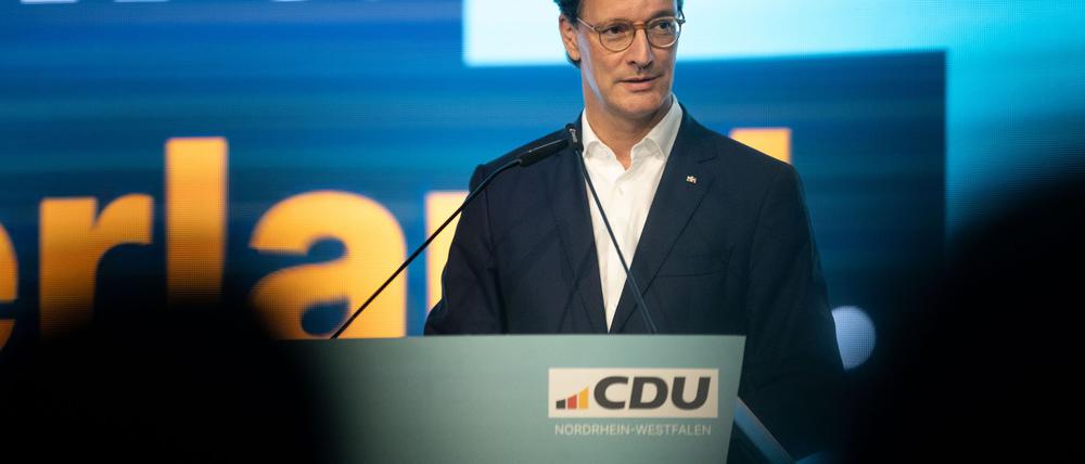 NRW-Ministerpräsident Wüst kann sich nach den Kommunalwahlen in der CDU gestärkt fühlen.