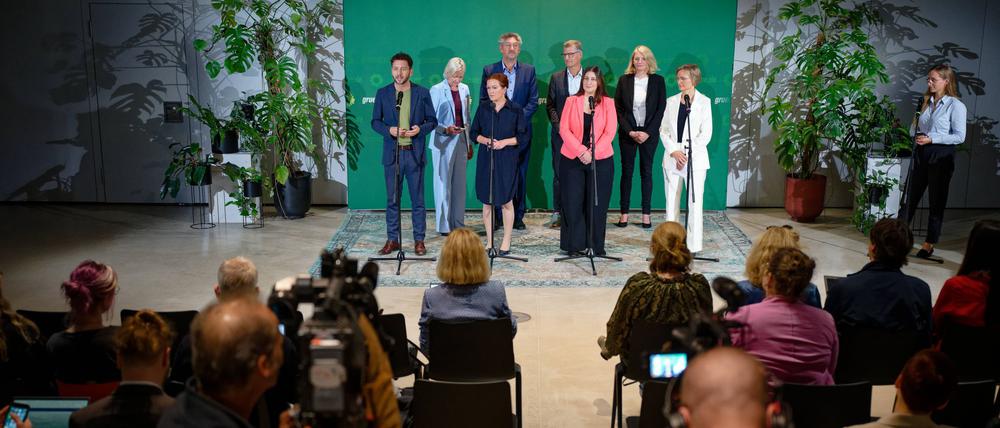 In Erklärungsnot: Die Grünen freuen sich trotz erheblicher Stimmenverluste.
