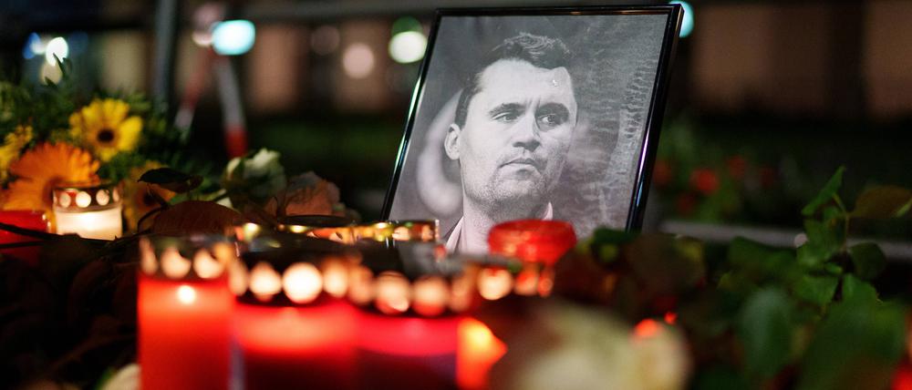 Auch in Berlin wurde des ermordeten US-Podcasters Charlie Kirk gedacht. 