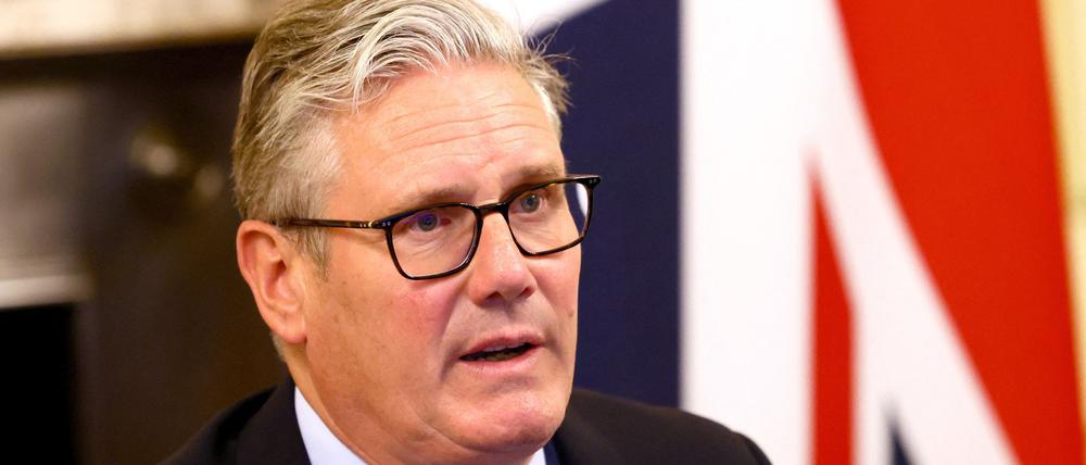 Der britische Premierminister Keir Starmer im Regierungssitz 10 Downing Street (Symbolbild).
