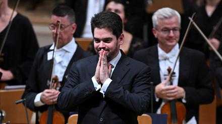 Dirigent Lahav Shani im Konzerthaus Berlin.