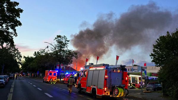 Bei dem Brand in Tegel wurden keine Menschen verletzt.