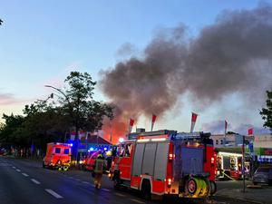 Bei dem Brand in Tegel wurden keine Menschen verletzt.