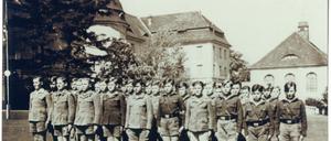 Appell auf dem Hof der Napola Potsdam, circa 1940.