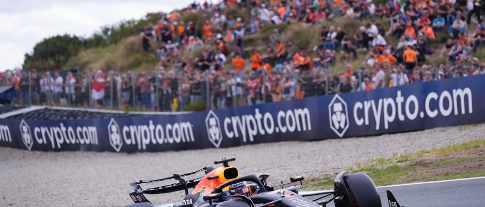 Weltmeister Max Verstappen auf dem Kurs in Zandvoort.