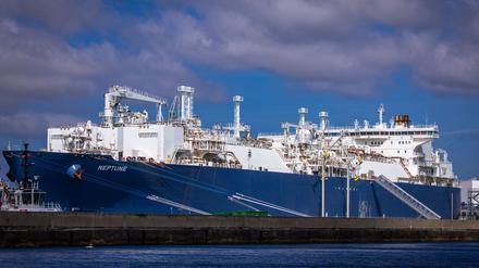 Über die deutschen LNG-Terminals kamen am Montag rund 15 Prozent der deutschen Gasimporte. (Archivbild)