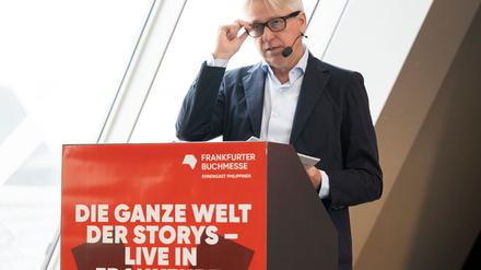 Buchmessen-Direktor Juergen Boos freut sich auf die 77. Ausgabe.