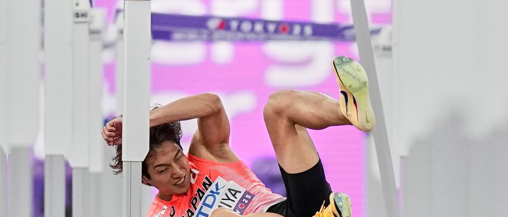 Shunsuke Izumiya stürzte und wurde als Letzter bejubelt.