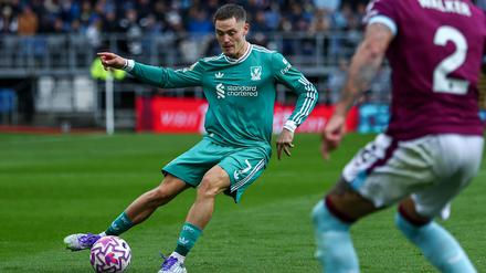 Florian Wirtz sucht beim FC Liverpool noch nach seiner Form.