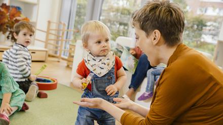 Mehr Aufmerksamkeit für die Kleinsten: Kinder unter drei Jahren sollen durch den neuen Personalschlüssel besser betreut werden. 