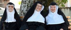 Die Nonnen Regina, 86, Rita, 81 und Bernadette, 88, in ihrem Kloster in Österreich.