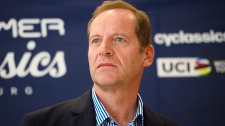 Christian Prudhomme spricht über einen möglichen Tour-Start 2030 in Deutschland. (Archivbild)