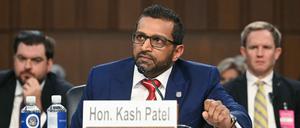 FBI-Direktor Kash Patel vor dem Justizausschuss des US-Senats in Washington.