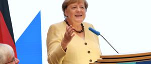 Angela Merkel sprach am 16.09.2025 bei der Konrad-Adenauer-Stiftung in Berlin.