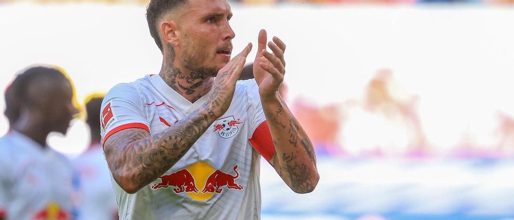 David Raum ist einer der zentralen Spieler bei RB Leipzig. (Archiv-Foto)