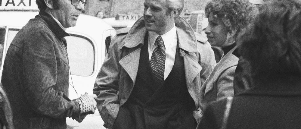 Robert Redford und Barbra Streisand beim Dreh des Kinoklassikers „So wie wir waren“.