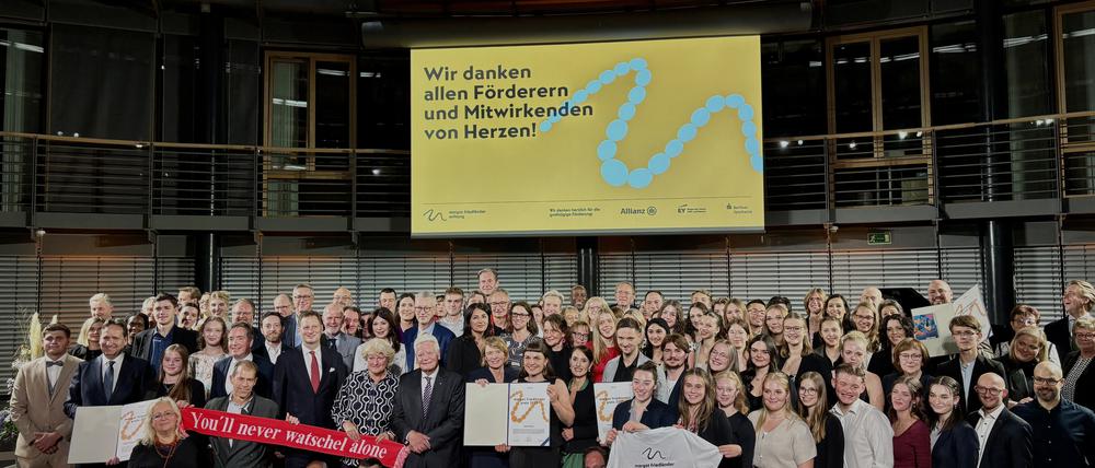Nicht nur erinnern, auch handeln, habe Margot Friedänder immer gesagt: Die Preisträgerinnen und Preisträger des Margot-Friedländer-Preises werden für ihr Handeln ausgezeichnet