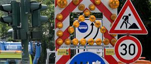 Baustellen prägen Potsdams Stadtbild.