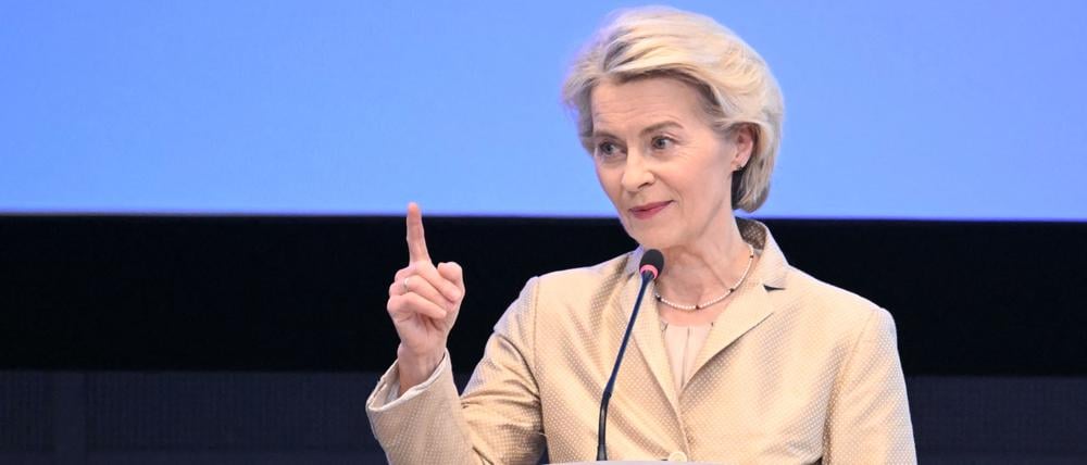 Die Präsidentin der Europäischen Kommission, Ursula von der Leyen