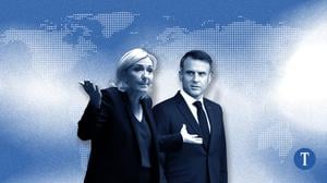 Marine Le Pen und Emmanuel Macron.