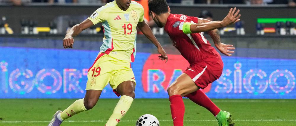 Lamine Yamal fehlt dem FC Barcelona nach seinen Länderspiel-Einsätzen für Spanien.