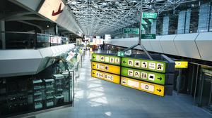 Das fast leere Gelände vom Flughafen Tegel.