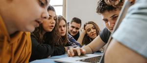 Schüler in einer Klasse (Symbolbild)