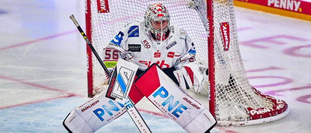 Maximilian Franzreb hütete vier Jahre lang das Tor der Fischtown Pinguins aus Bremerhaven. Seit dem Sommer spielt er für die Adler Mannheim.