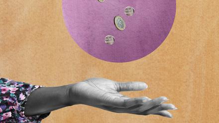 hands giving money