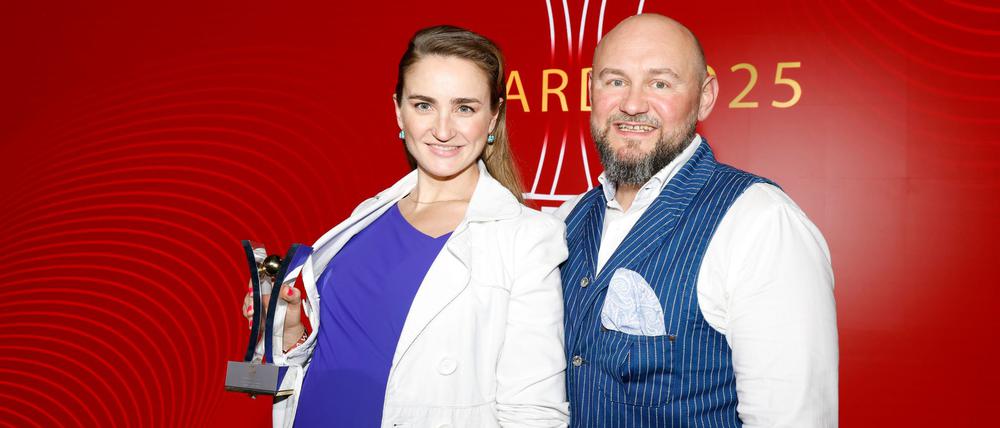 Endlich zu dritt: Elena Semechin und ihr Mann Phillip freuen sich über Sohn Klaus Phillip. (Archivbild)