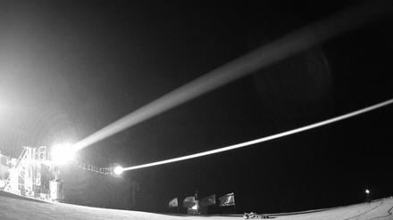 Laser-Luftabwehrsystem „Iron Beam“. 