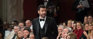 Moderator Jimmy Kimmel.