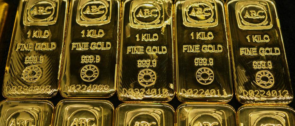 Der Goldpreis fällt nach seinem jüngsten Rekordhoch (Archivbild)