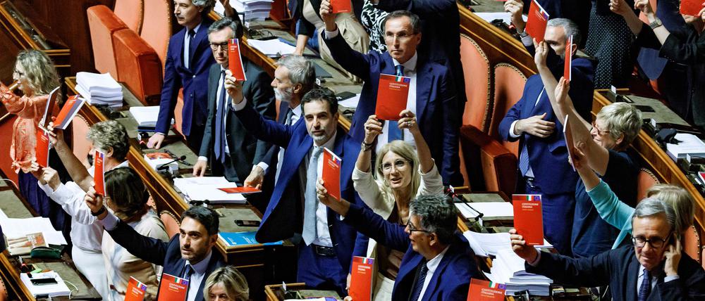 Der Senat in Rom billigte das neue KI-Rahmengesetz mit großer Mehrheit. (Archivbild)