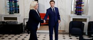 Marine Le Pen will Emmanuel Macron gerne beerben.