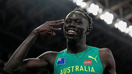 Der 17-jährige Gout Gout ist Vergleiche mit Usain Bolt wohl längst gewohnt.