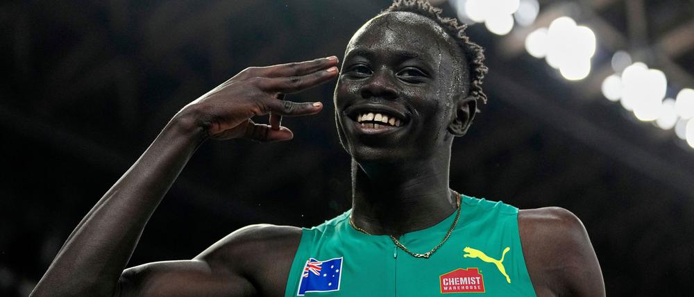 Der 17-jährige Gout Gout ist Vergleiche mit Usain Bolt wohl längst gewohnt.